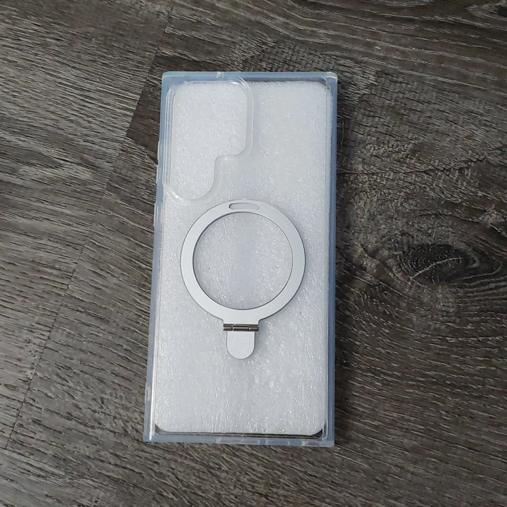 Samsung S23 Ultra Clear Bumper Case with Ring or Kickstand